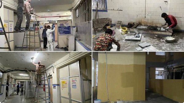 PM મોદીની મોરબી મુલાકાત પહેલા હૉસ્પિટલમાં રંગરોગાન, વિપક્ષે કહ્યુ - ફોટોશૂટ પહેલાની તૈયારી, જુઓ Video