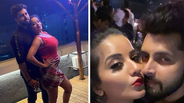 મોનાલિસાએ પહેર્યુ મીની સ્કર્ટ અને બ્રાલેટ