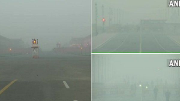 Delhi Pollution: દિલ્લીનુ પ્રદૂષણ યથાવત, ધૂમ્મસની ચાદર છવાઈ, AQI 354