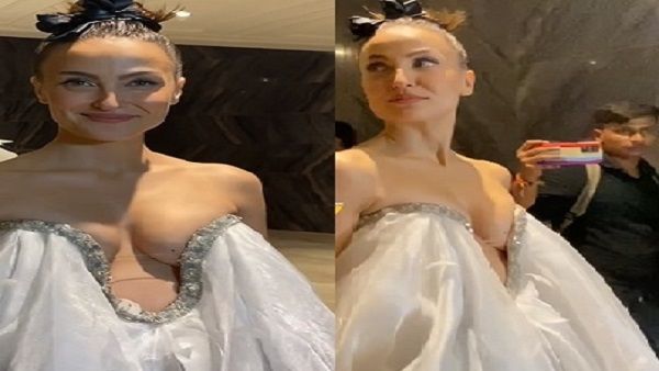 પાર્ટીમાં ડ્રેસ જોઈને લોકો ચોંક્યા