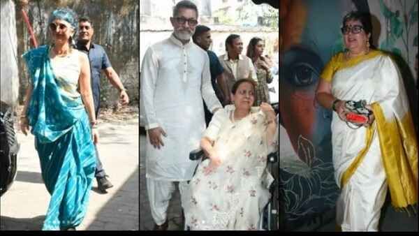 આમિર ખાનની બંને પૂર્વ પત્નીઓ થઈ સામેલ આમિર ખાનની બંને પૂર્વ પત્નીઓ થઈ સામેલ