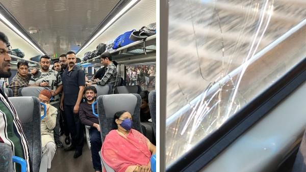 સૂરતમાં વંદે ભારત એક્સપ્રેસ પર પત્થરમારો, AIMIM ના નેતાઓ સાથે યાત્રા કરી રહ્યા હતા ઓવૈસી