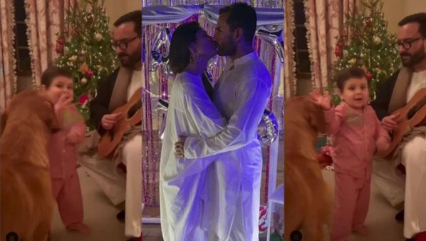 કરીના કપૂર અને સૈફે ઘરમાં જ કર્યુ ક્રિસમસ સેલિબ્રેશન, જેહે પપ્પા સાથે કર્યો ડાંસ, Video વાયરલ