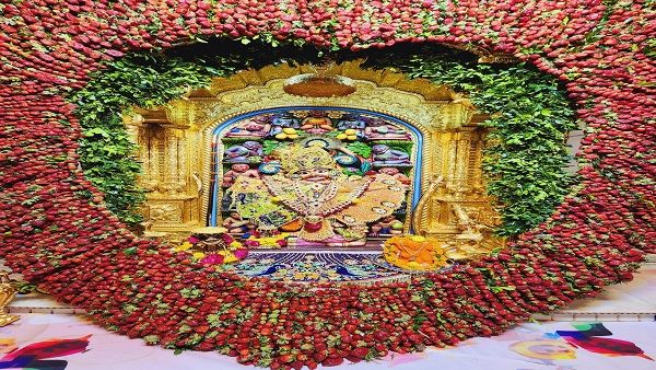 વડતાલધામ સંચાલીત સાળંગપુર કષ્ટભંજન દેવને સ્ટોબેરીનો સણગાર