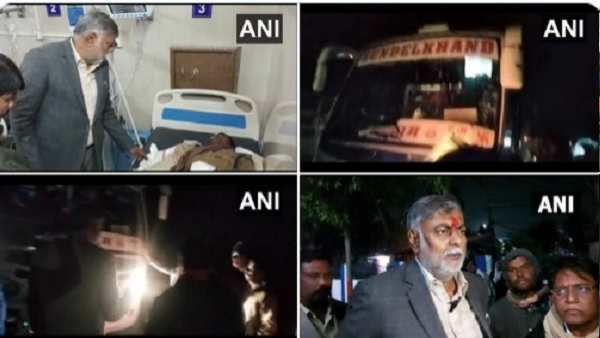 કેન્દ્રીય મંત્રી પ્રહલાદ પટેલના કાફલાની એક ગાડીની બસ સાથે ભીષણ ટક્કર, ઘણા લોકો ઘાયલ