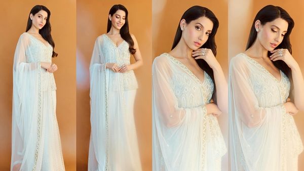 Nora Fatehi : વ્હાઇટ ડ્રેસમાં નોરા ફતેહી નો નવો લુક, જોઈને થશો ઘાયલ