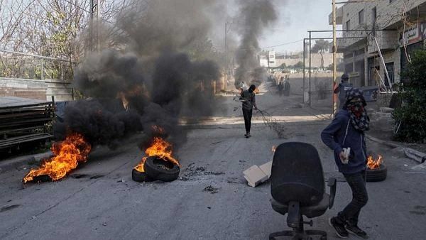 પેલેસ્ટાઇન પર ભિષણ હુમલો