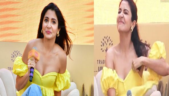 રિવીલિંગ ડ્રેસના ચક્કરમાં Oops મોમેન્ટનો શિકાર બની અનુષ્કા શર્મા, ફોટો વાયરલ