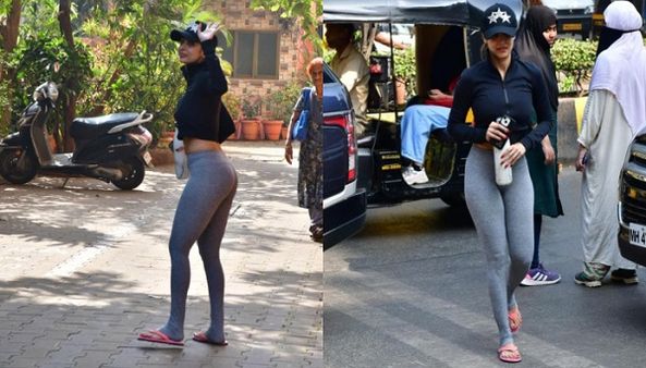 મલાઈકા યોગા ક્લાબ બહાર કેમેરામાં કેદ થઈ