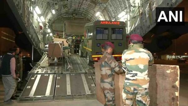 Earthquake in Syria: 6.5 ટન મેડિકલ મદદ સાથે IAFનુ એરક્રાફ્ટ સીરિયા રવાના