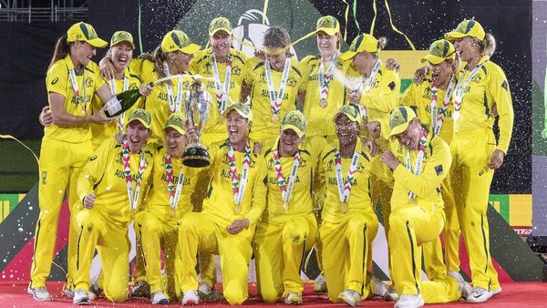 Women's T20 WC : ઓસ્ટ્રેલિયન મહિલા ટીમ છઠ્ઠી વખત ચેમ્પિયન, દક્ષિણ આફ્રિકાની 19 રને હાર