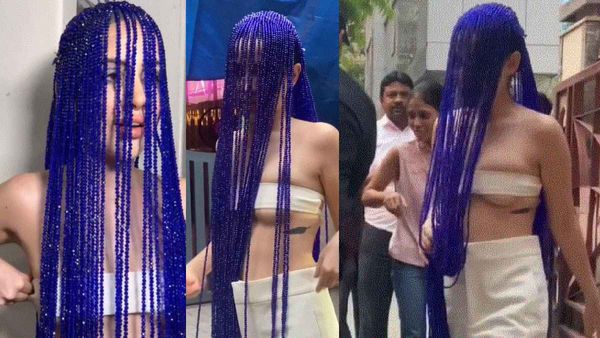 Urfi Javed: ઉર્ફી જાવેદે એક પટ્ટીથી ઢાંક્યુ શરીર, વાળથી છૂપાવ્યો ચહેરો, લોકોએ કરી ટ્રોલ, જુઓ Video