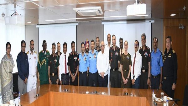 મુખ્યમંત્રી ભૂપેન્દ્ર પટેલની શુભેચ્છા મુલાકાતે નેશનલ ડિફેન્સ કોલેજના તાલીમી અધિકારીઓ