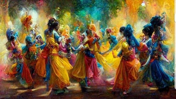 રંગો સાથે હોળી કેવી રીતે શરૂ થઈ?
