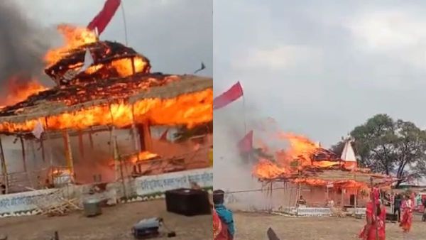 Jabalpur માં રામનવમી નિમિતે આયોજનમાં અગ્નીકાંડ, પૂર્ણહૂતિના સમયે યજ્ઞશાળા થઇ ગઇ સ્વાહા, કોઇ જાનહાની નહી.