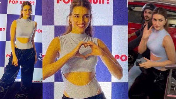 આગળથી કપાયેલી ડ્રેસ પહેરીને બાઇક પર નિકળી કૃતિ સેનન, લોકો બોલ્યા- ઉર્ફીની છે અસર