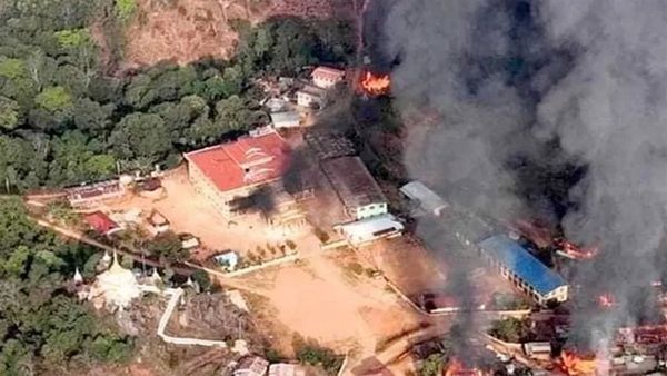 Buddhist Monastery Attack : મ્યાનમાર સેનાએ બૌદ્ધ મઠમાં લોકો પર કર્યો ગોળીબાર, 28 મોત