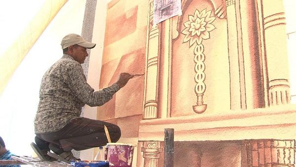 સૌરાષ્ટ્ર તમિલ સંસ્કૃતિનું જોડાણ ધરાવતા ભીંતચિત્રોથી દીપી ઉઠ્યું સોમનાથ