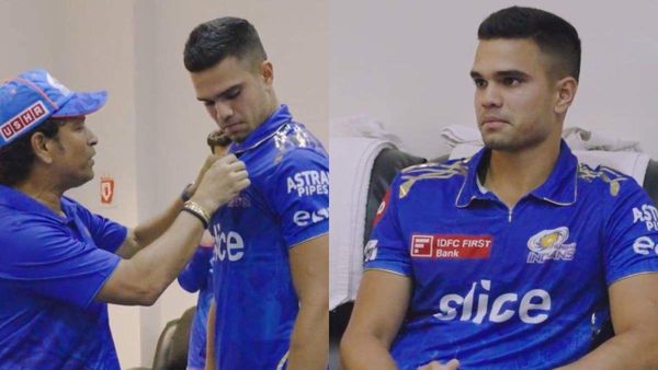 IPL 2023: સચિન તેંડુલકરે પુત્ર અર્જુનને કર્યો સન્માનિત, વીડિયો થયો વાયરલ