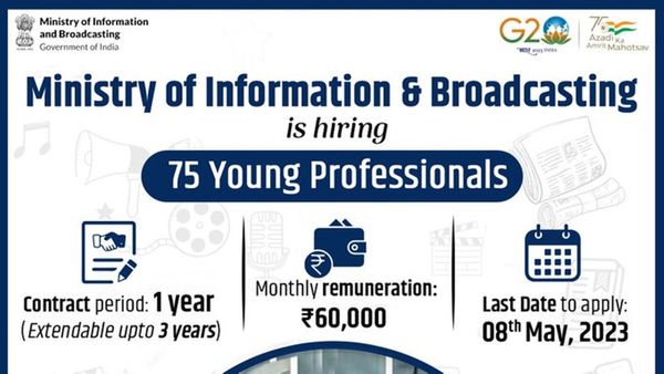 MIB Recruitment 2023 : માહિતી અને પ્રસારણ મંત્રાલયમાં 75 જગ્યા માટે ભરતી, જાણો સંપૂર્ણ માહિતી
