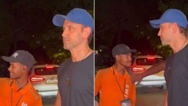 Video: રસ્તા પર ઉભેલા ઋતિક રોશન પાસે આવ્યો ડિલીવરી બ્વૉય, ગાર્ડે માર્ય ધક્કો