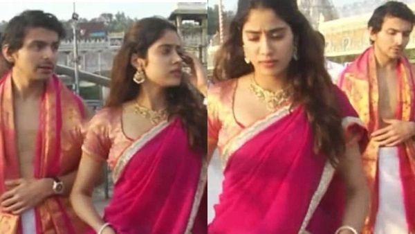 વહેંઘો પહેરીને કથિત BF સાથે મંદિર પહોચી જાહ્નવી કપુર, આવો વીડિયો જોઇને લોકો બોલ્યા લગ્ન કરી લીધા ?