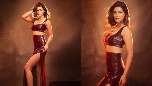 જાંઘો સુધી કપાયેલા શિમરી બોલ્ડ ડ્રેસમા કૃતિ સેનને બોલ્ડનેસનો તડકો માર્યો, ફોટો વાયરલ