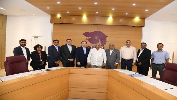 મુખ્યમંત્રી ભૂપેન્દ્ર પટેલની ટેક મહિન્દ્રા તેમજ ફ્લૂર કોર્પોરેશનના અધ્યક્ષો સાથે સૌજન્ય મુલાકાત