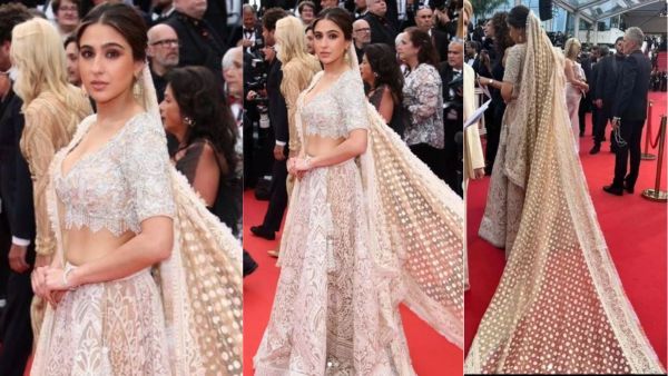 Cannes Film Festival: સારા અલી ખાને દેસી અંદાજમાં કાન્સમાં બતાવ્યા જલવા, કહ્યુ - ઈન્ડિયન હોવા પર ગર્વ