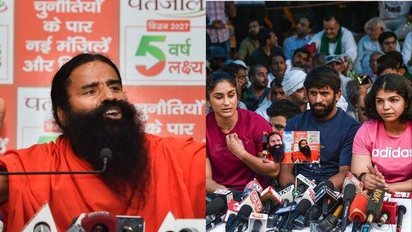 પહેલવાનોના સમર્થનમાં આવ્યા બાબા રામદેવ, કહ્યુ - બહેન-દીકરીઓ વિશે રોજ બકવાસ કરતા બૃજભૂષણને જેલમાં નાખો