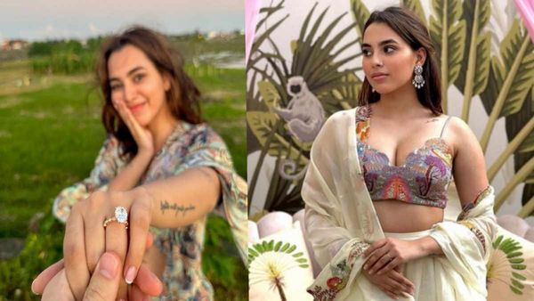 આલિયા કશ્યપ સગાઈમાં રોમેન્ટિક થઈ, પતિ સાથે કિસ કરતા ફોટો શેર કર્યા