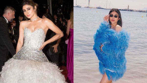 Cannes 2023 : બાર્બી ડોલ લુકમાં રેડ કાર્પેટ પર ઉતરી મૌની રૌય, બ્લૂ લુકમાં આગ બનીને કેમેરા સામે આવી