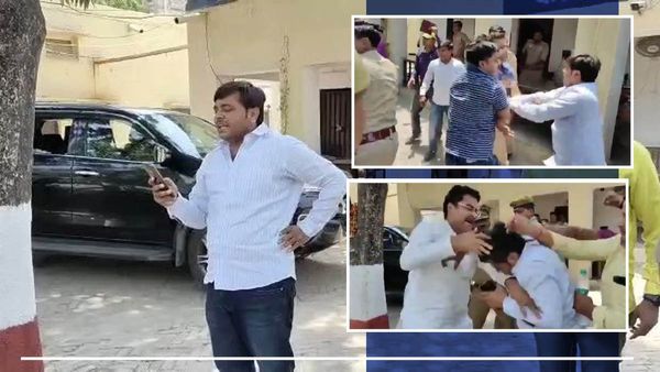 અમેઠીમાં સપાના ધારાસભ્યએ બીજેપી નેતાના પતિ પર કર્યો જીવલેણ હુમલો, જોતી રહી પોલીસ