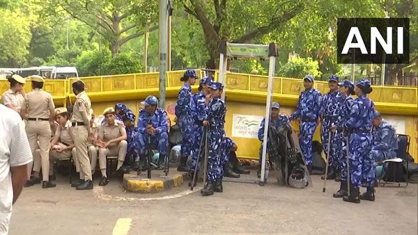 સંસદ ભવનનું ઉદ્ઘાટન: કુસ્તિબાજોના વિરોધને ધ્યાનામં રાખી દિલ્હીના લુટિયંસ ઝોનમાં કડક સુરક્ષા