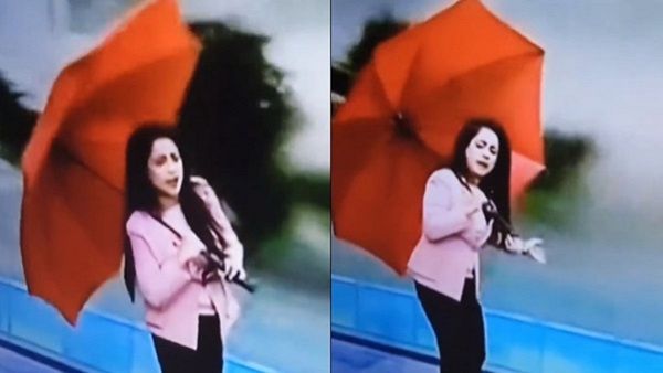 Video : આ એન્કરનું ચાલે તો સ્ટુડિયોમાં જ NDRF બોલાવી લે, એન્કરીંગ જોઈને હસી હસીને પાગલ થઈ જશો