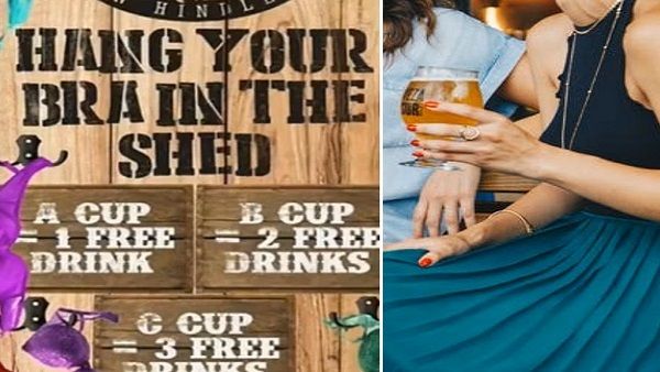 અહીં મળે છે બ્રાની સાઈઝ પ્રમાણે મફત ડ્રિંક્સ, ઓફર વાયરલ થતા બબાલ સર્જાઈ