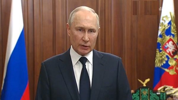 'રક્તપાત વગર રોકાઇ માર્ચ, લોકોનો માન્યો આભાર, રૂસમાં વિદ્રોહ બાદ પુતિને દેશનો માન્યો આપાર