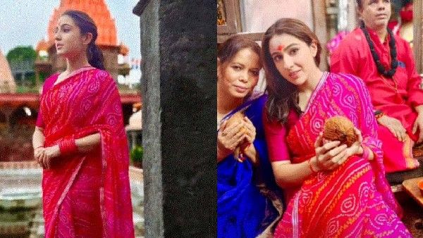 સારા અલી ખાને ઉજ્જેન મહાકાલ મંદિરમાં ફરી કરી પુજા, મંદિરની અદરના વીડિયો થયા વાયરલ