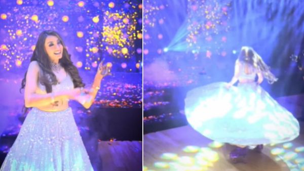 Video : વરરાજાને ખુશ કરવા 15 કિલોના લહેંગા સાથે સ્કેટિંગ પહેરીને દુલ્હને ડાન્સ કર્યો, વીડિયો વાયરલ