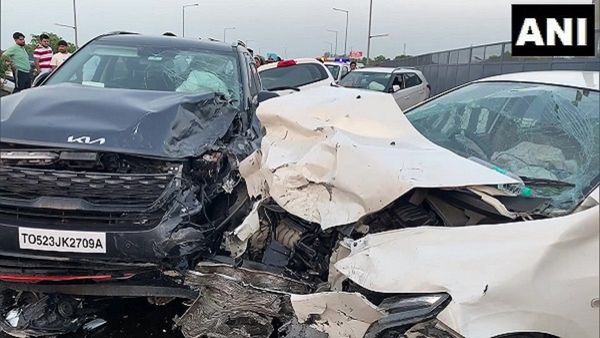 પંજાબ: બઠિંડા-ચંદીગઢ હાઇવે પર ઘણી ગાડીઓ એક બીજા સાથે ટકારાઇ, લોકો થયા ઘાયલ