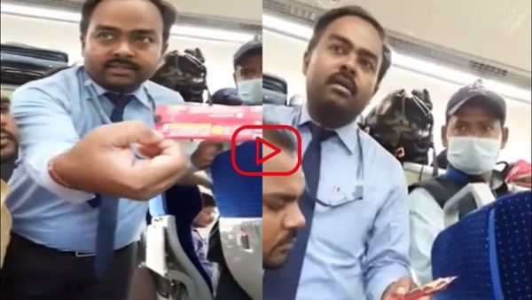 Halal Team: શું છે હલાલ ચા? પેકિંગ જોઇને મુસાફર થયો ગુસ્સો, Video