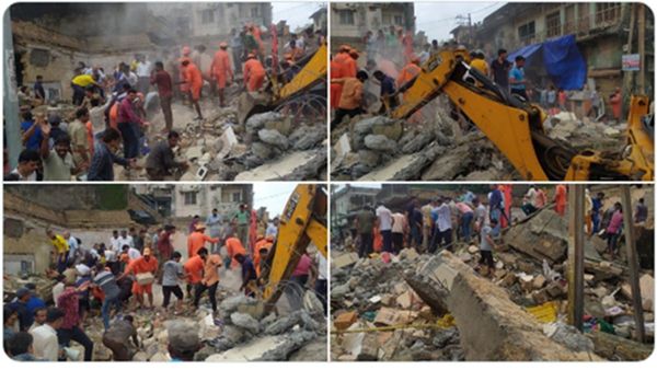 Junagadh Rain Update : પૂર પ્રકોપ વચ્ચે જૂનાગઢમાં મકાન ધરાશાયી, 4 દટાયા