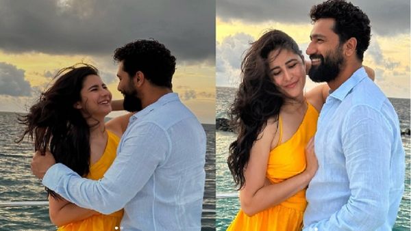 બીચ પર વિક્કી કૌશલની બાહોમાં રોમાન્સ કરતી જોવા મળી કેટરિના, જુઓ ફોટો