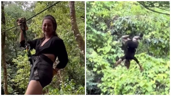 ઝીપ લાઇન પર સ્પાઇડરમેન બની સોનાક્ષી સિન્હા, વીડિયો જોઇને ફેન્સે આપ્યા રિએક્શન