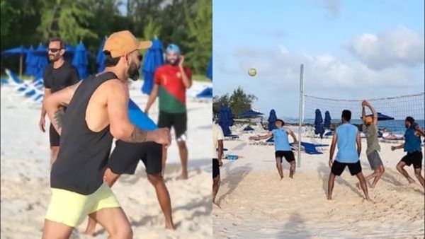 વેસ્ટઇંડીઝના દરિયા કિનારે ભારતીય ટીમે રમ્યો વોલીબોલ, વીડિયો થયો વાયરલ