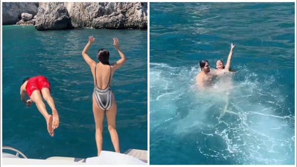 Kiara-Sidharth Video: બિકિની પહેરીને સમુદ્રમાં પતિ સિદ્ધાર્થ સાથે કિયારાએ કર્યુ એન્જૉય, Video Viral