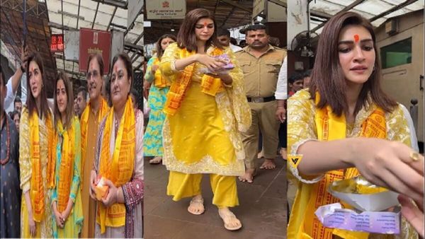 નેશનલ અવૉર્ડ જીત્યા બાદ પરિવાર સાથે સિદ્ધિવિનાયક પહોંચી કૃતિ સેનન, મિઠાઈ વહેંચી, Video વાયરલ