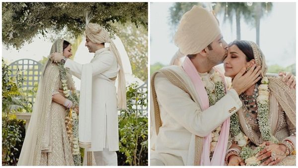 Parineeti-Raghav: પરિણીતિ-રાઘવ સાત જન્મોના બંધનમાં બંધાયા, સામે આવ્યો લગ્નનો પહેલો સુંદર ફોટો