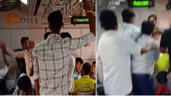 Video : દિલ્હી મેટ્રો બાદ હવે મુંબઈ લોકલમાં બબાલ, બે જૂથો વચ્ચે મારામારીનો વીડિયો વાયરલ