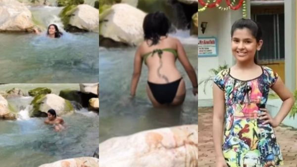 VIdeo : જંગલ વચ્ચે બિકીનીમાં ઝરણામાં ચીલ કરતી જોવા મળી તારક મહેતાની સોનું ભીડે, વીડિયો વાયરલ